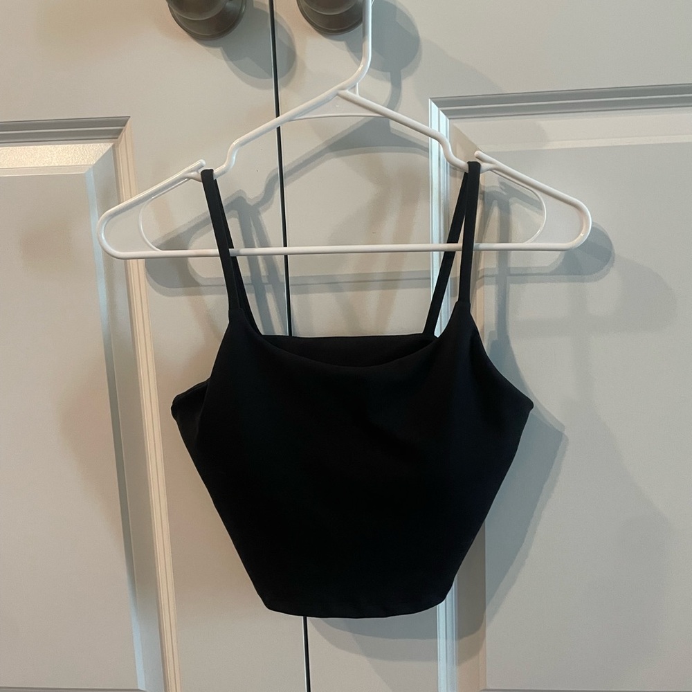 Women's Black Workout Top